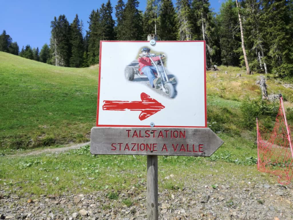 Ladurns - Partenza Mountain Car