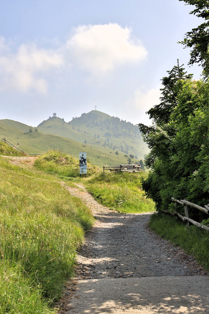 Rifugio Parafulmen - Il primo punto in cui spiana